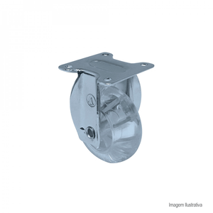Rodízio de gel 1.3/8" fixo - ajax