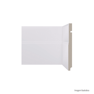 Rodapé de poliestireno r.544 200x16mm com 2,4mts branco - santa luzia