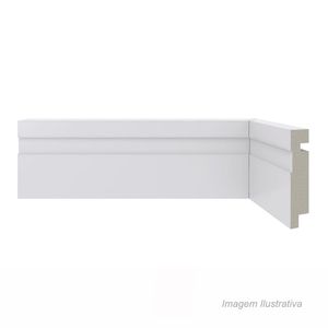 Rodapé r456 70 x 16 mm branco santa luzia