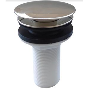 Valvula click 7/8 plastico + inox - tampa grande