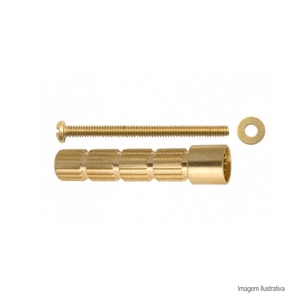 Estria prolongadora de latão para docol 40mm - blukit