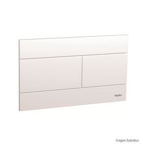 Acabamento h slim duo para caixa de descarga embutida cromado - hydra