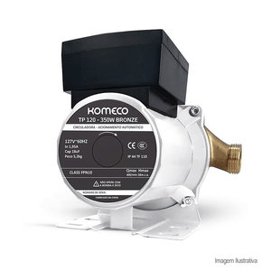 Pressurizador de agua tp 120 bronze 127v 350w - komeco