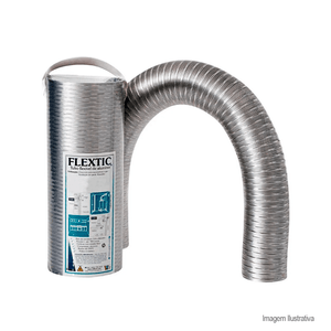 Tubo flextic 60x370mm 1,5mt alúminio - westaflex