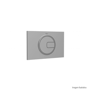 Placa de acionamento nova pl4 3/6lts cromada - roca