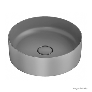 Cuba de apoio redonda platinum p2 sem mesa stone - incepa
