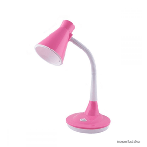 Luminária de mesa tlm03 rosa - taschibra