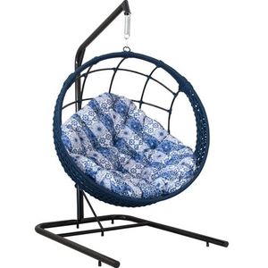 Balanco ninho corda nautica com suporte - fama moveis