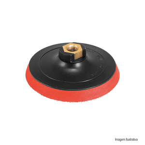Disco de pvc para lixadeira 4.1/2" com sistema fixa fácil - vonder