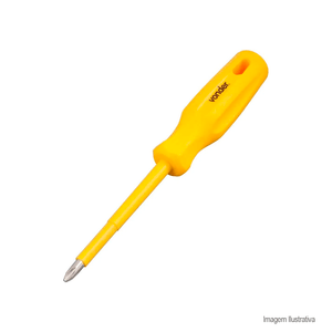 Chave phillips 1/8x3 crv isolada - vonder
