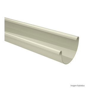 Calha dn125 aquapluv bege - tigre
