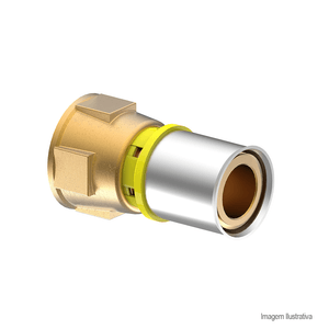 Adaptador fixo fêmea 16x1/2"mm - tigre