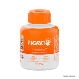 Cola bisnaga adesiva aquatherm 175gr - tigre