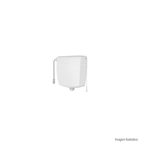 Caixa de descarga tigre com engate branco - tigre