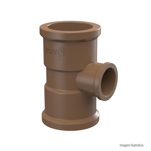 Tee soldavel redução 110x75mm - tigre
