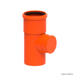 Tee de inspeção redux 75mm - tigre
