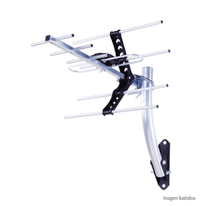 Antena de tv externa uhf/hdtv ae5010 - intelbras