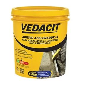 Aditivo acelerador cl 1,4kg - vedacit