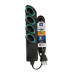 Extensao ruler4 pp 3x0,75 2p+t 10a grafite 3m