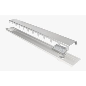 Ralo linear multimaster 200 cm inox 2 saidas