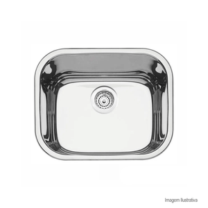 Cuba inox 50x40x24 alto brilho - tramontina