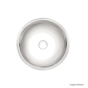 Cuba redonda de inox 24cm alta - tramontina