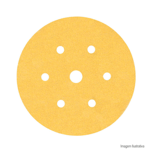 Disco de lixa 216u 6 amarelo g150 - 3m