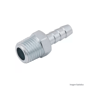 Espigão macho rosca 1/4" e escama 1/4" - nove54