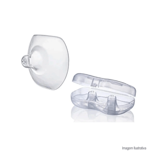 Protetor de silicone para seio multikids baby 02 peças - multilaser