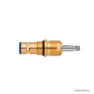 Reparo mvc 1/4 de volta para registro de pressão deca de 1/2" e 3/4" cromado - blukit