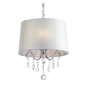 Lustre abrico 2xe27 taschibra branco