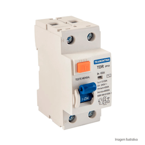 Disjuntor tdr-63 2p 63 a 30ma 6ka - tramontina