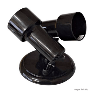 Spot infinity 103/2 para duas lâmpadas 127/220v rosca e27 preto - dital