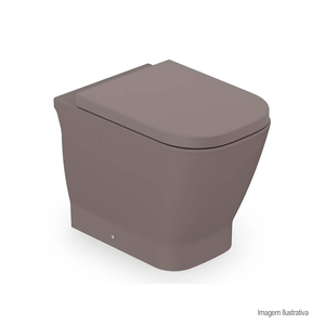 Bacia para caixa sifônica gap café - roca