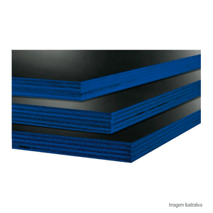 Chapa de madeirit plastificado fenólica 20mm 220x110cm - meridional