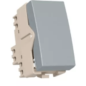 Módulo interruptor simples sleek cinza margirius