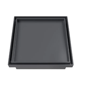 Ralo oculto quadrado univ. 15x15 cinza