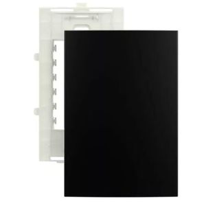Placa com suporte 4x2 cega sleek grafite margirius