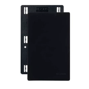 Placa com suporte 4x2 cega infinitit plus ebony margirius