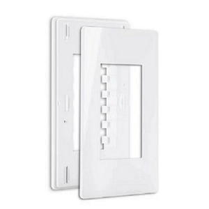 Placa com suporte 4x2 3postos infinitit plus branco margirius