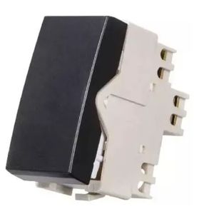 Módulo interruptor bipolar simples 25a clean ebony margirius