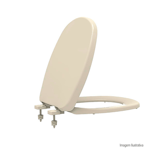 Assento pp c/ brilho spot creme 36x46cm bege deca /ref. ap.394.37