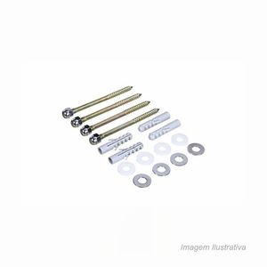 Conjunto para fixação para tanque gg/g builders aço 15x7cm cromado celite /ref 3009759030100,