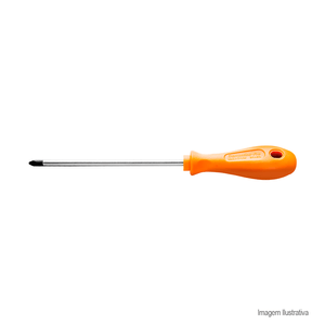 Chave de fenda profissional ponta cruzada 3/16 4 laranja - tramontina