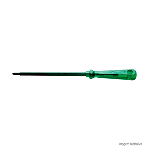 Chave de fenda isolada de ponta cruzada em aço cromo 1/8x6" pro - tramontina