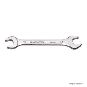 Chave fixa em aço cromado 18x19mm - tramontina