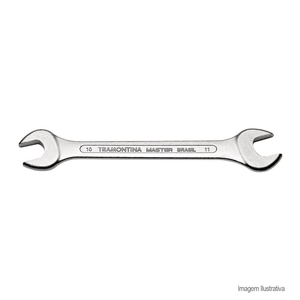 Chava fixa em aço cromado 10x11mm - tramontina