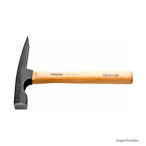 Martelo pedreiro com cabo de madeira 500g - tramontina