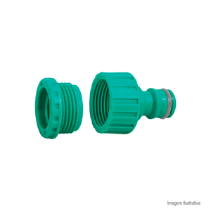 Adaptador fêmea com rosca 3/4" e redução de 1/2" - tramontina