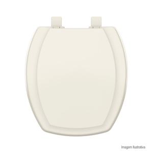 Assento pp softclose c/ brilho thema 41,7x38,9cm biscuit incepa /ref. 9259880570100